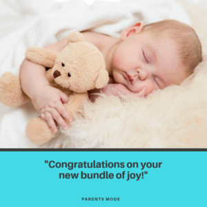Baby congratulations